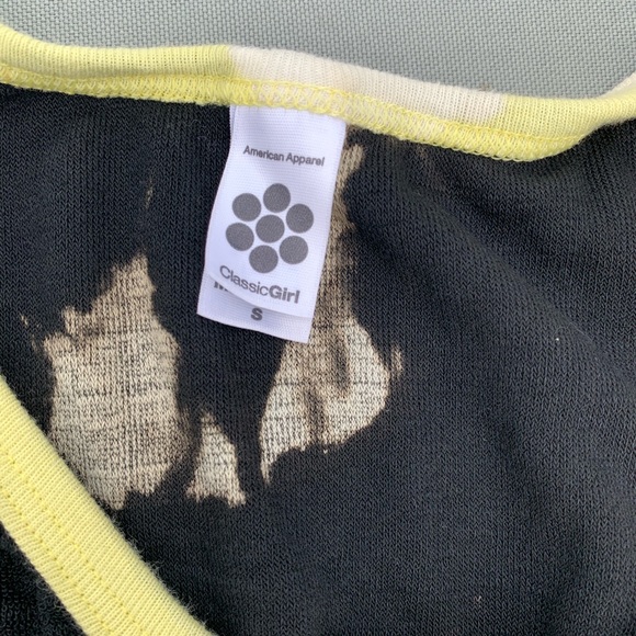 NWT black terry reverse tie dye racerback tank - Picture 7 of 16